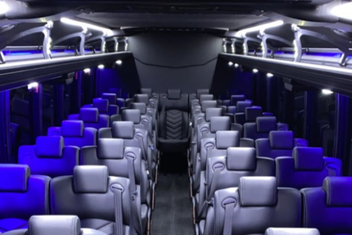 Nampa Charter Bus Interior