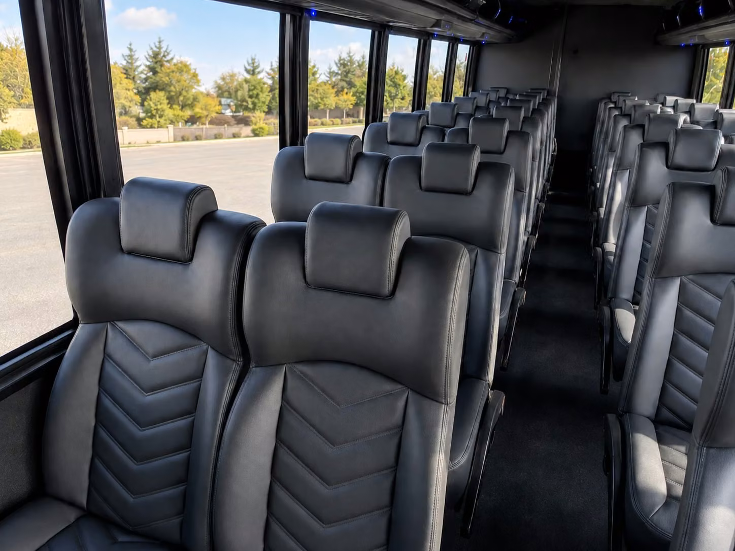 20 passenger minibus inside