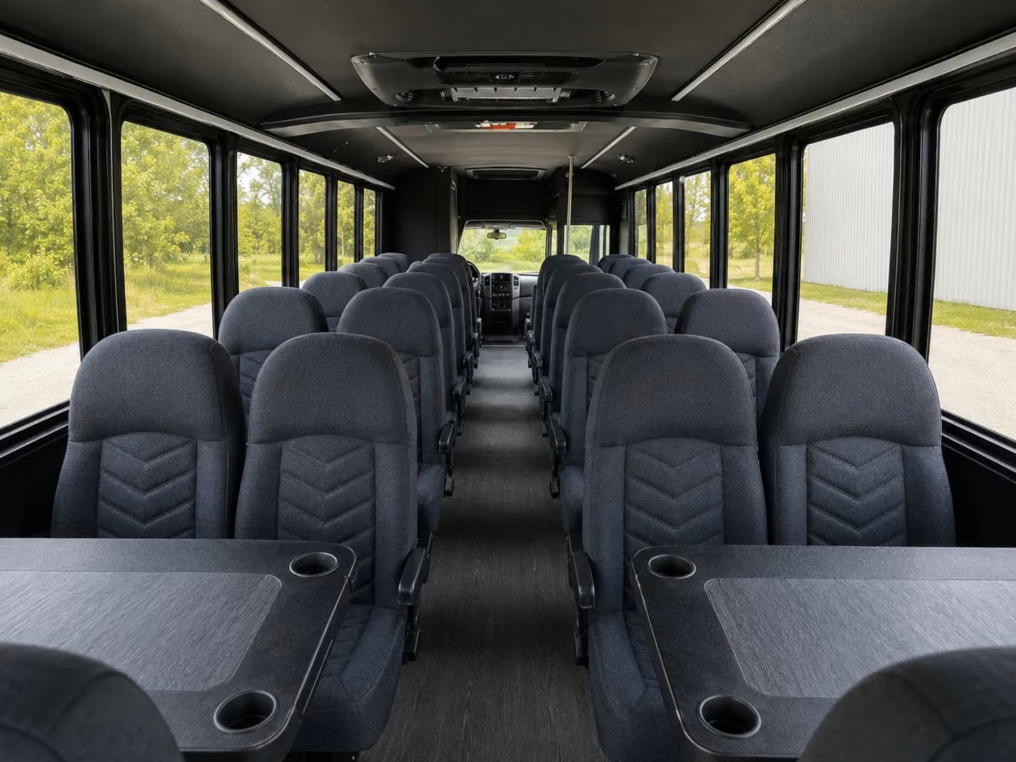 20 passenger minibus interior
