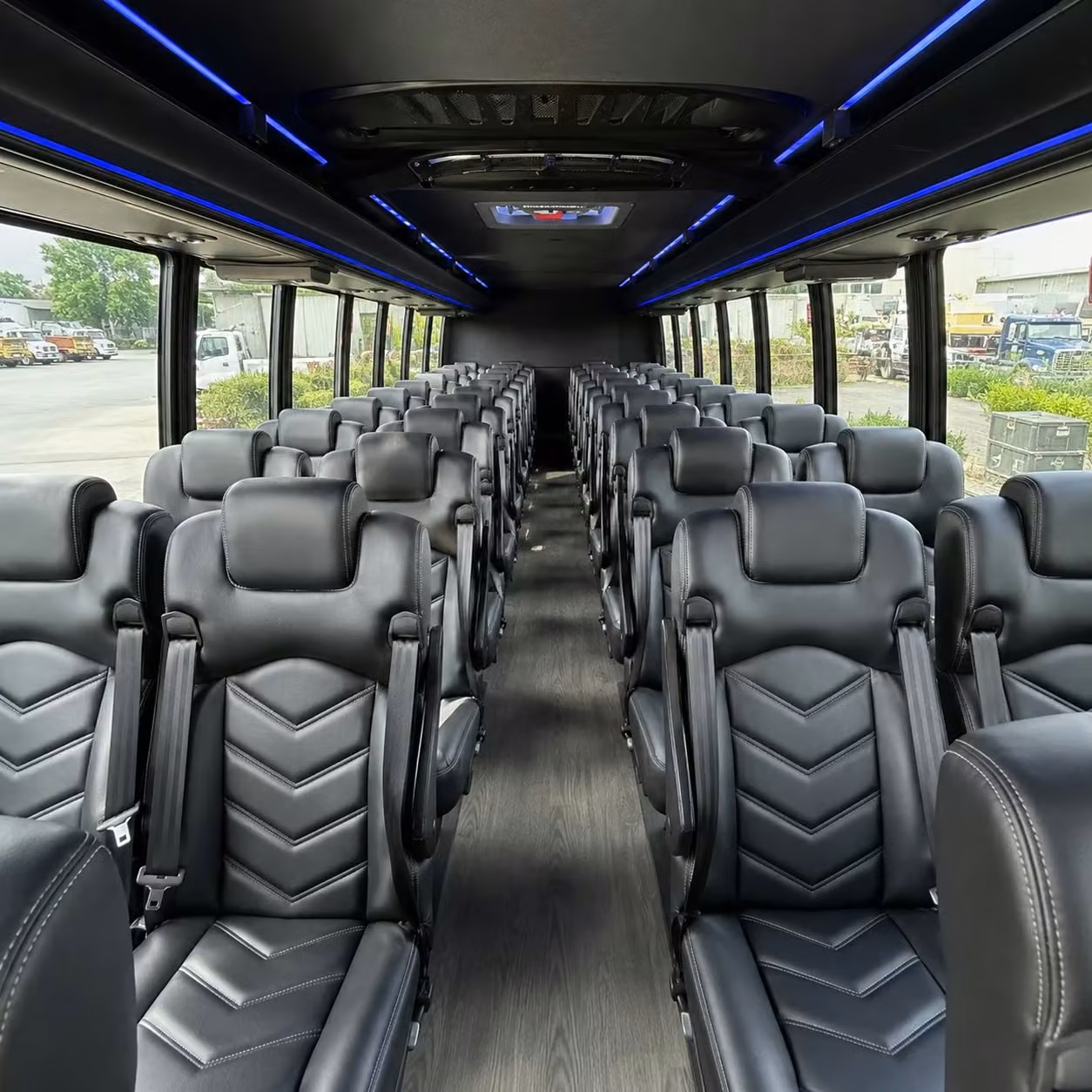 30 passenger minibus inside