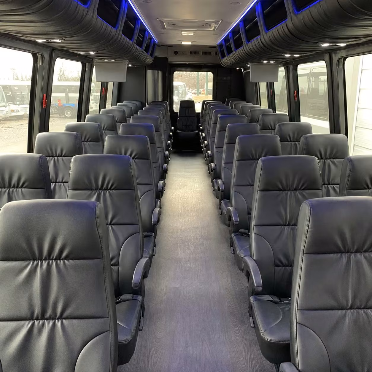 35 passenger minibus inside