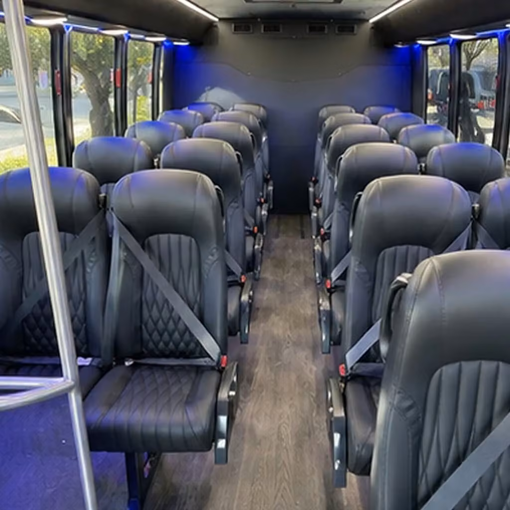 35 passenger minibus interior