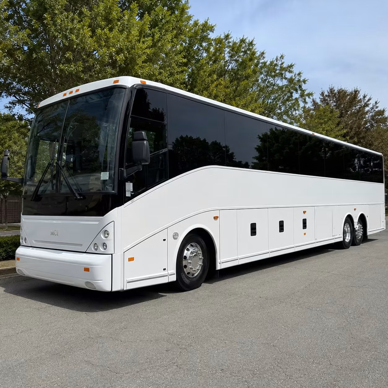 corporate group flights out of nampa a charter bus handles the logistics