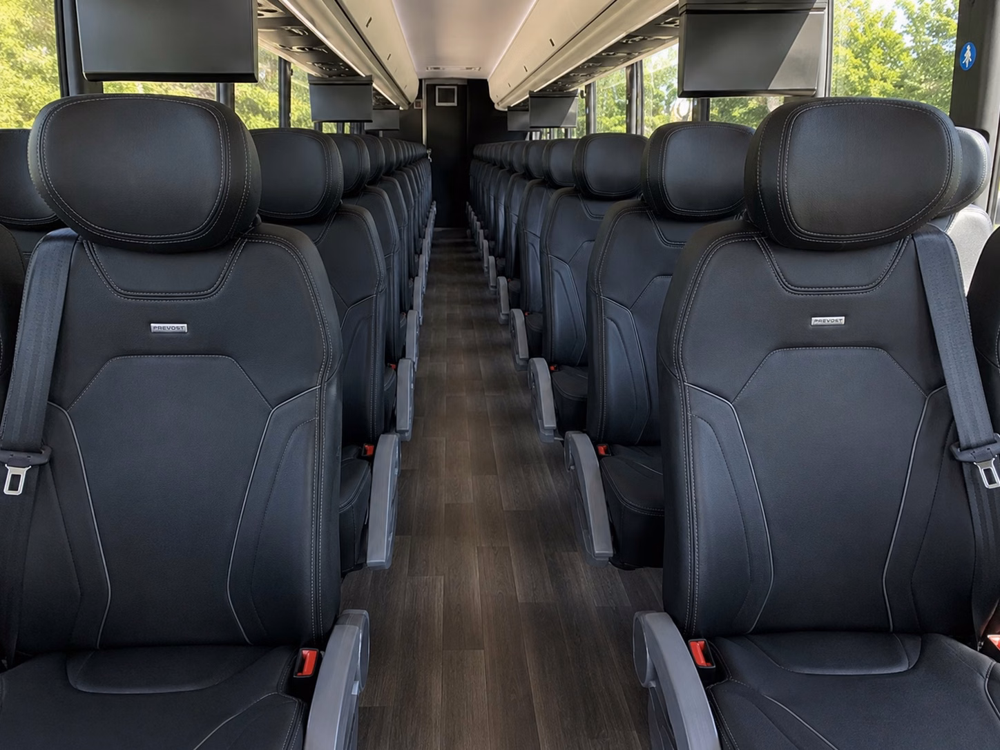 nampa charter bus inside