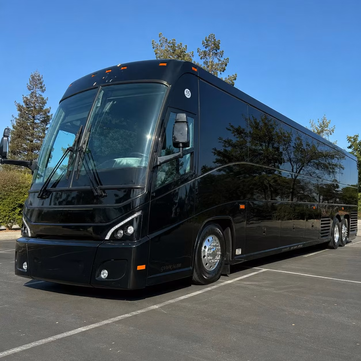 nampa charter bus rental exterior