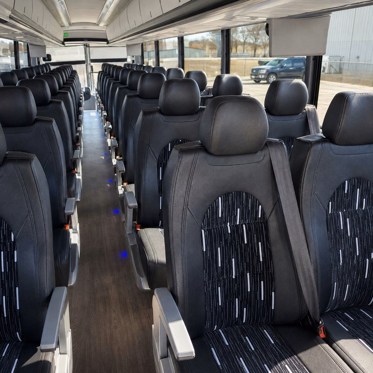 nampa charter bus rental inside