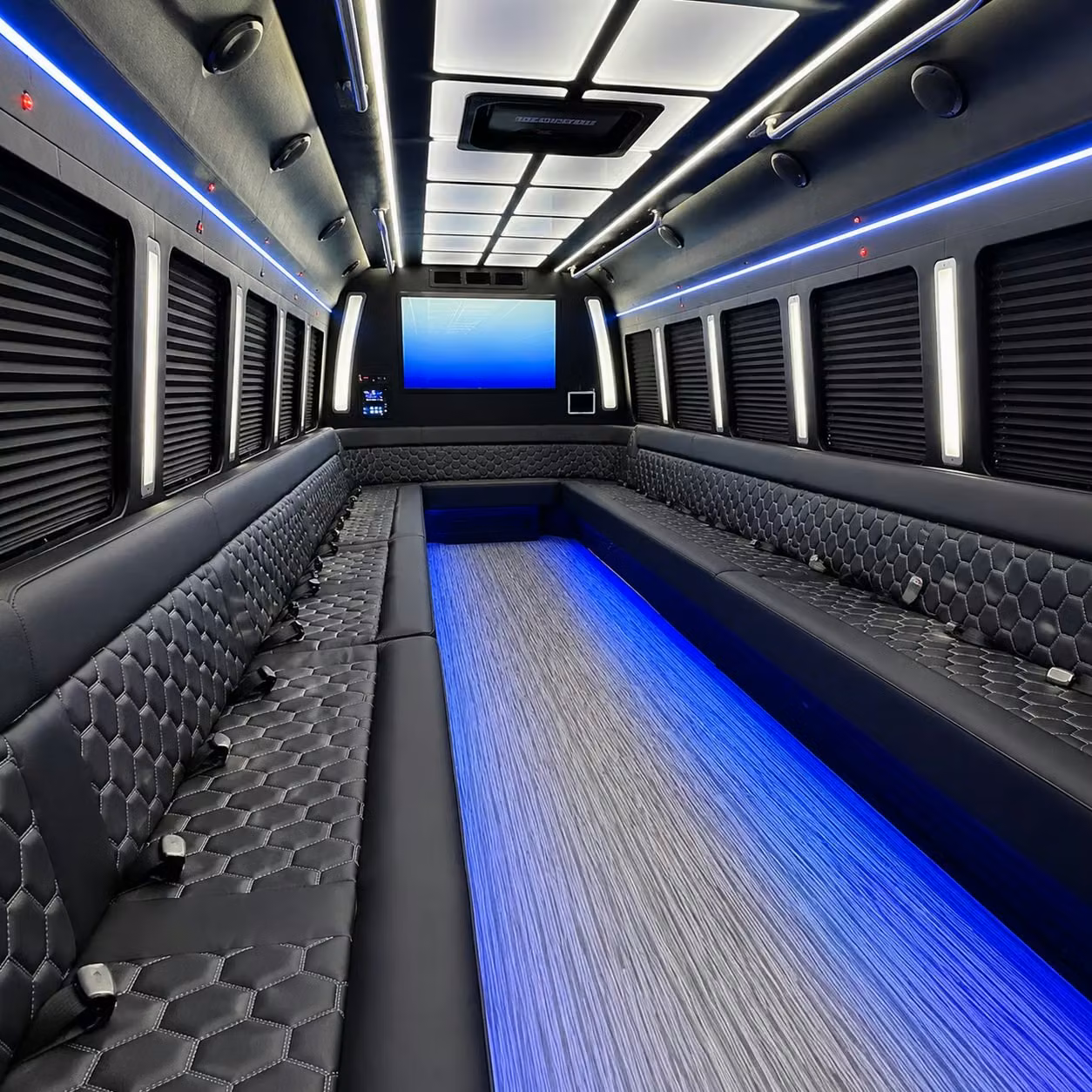 party bus interior