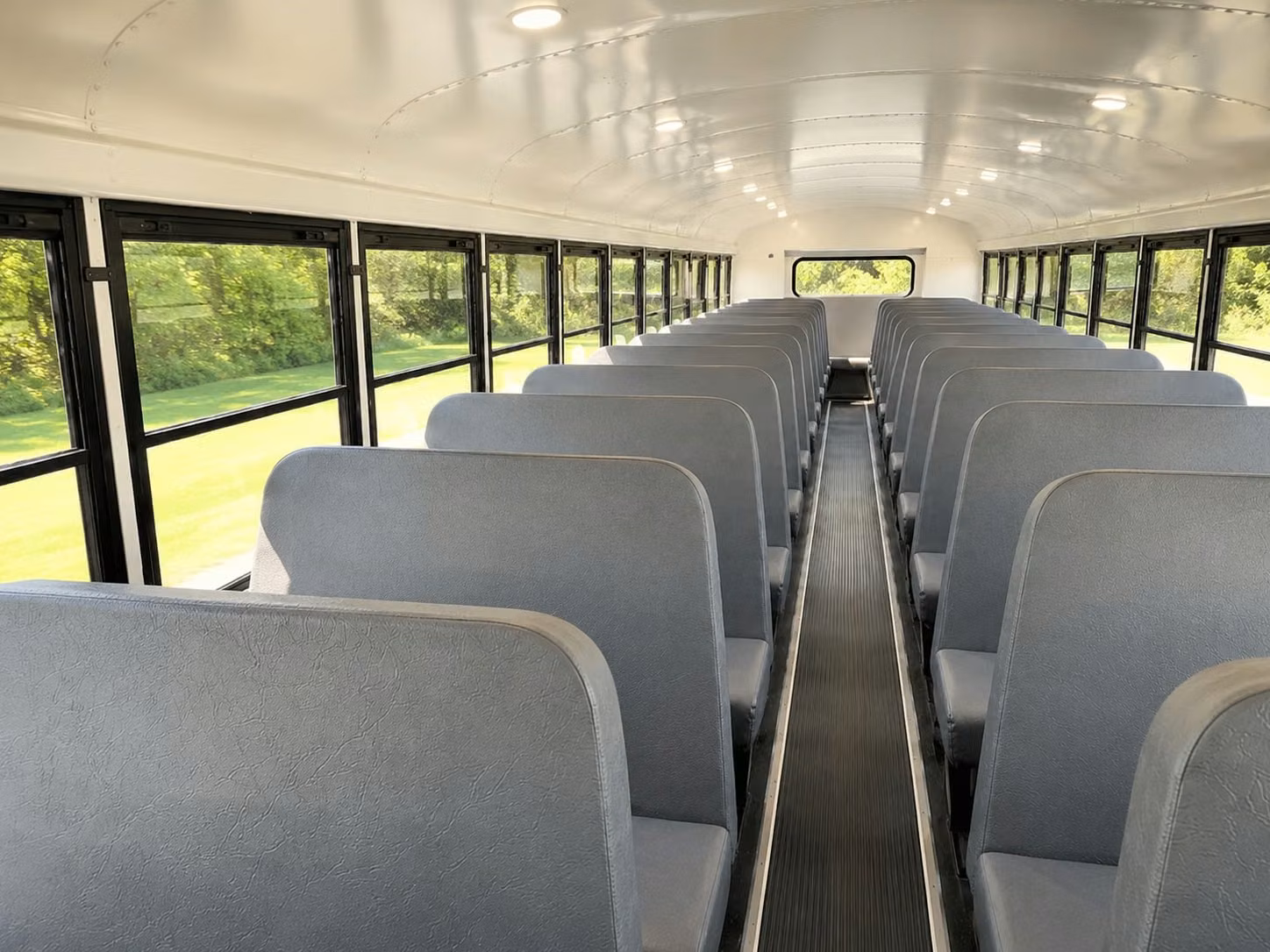 school bus interior