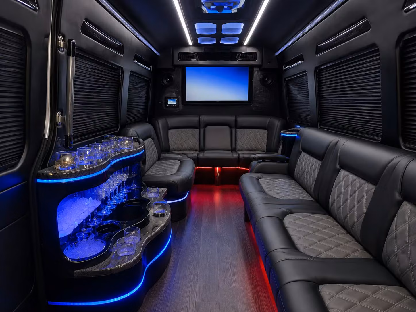 sprinter limousine inside