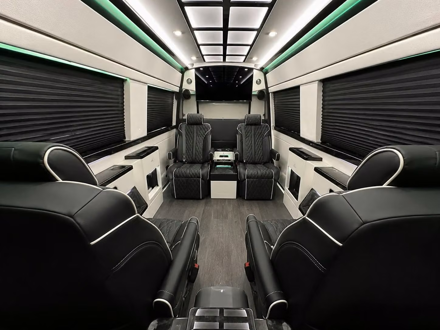 sprinter van with driver inside