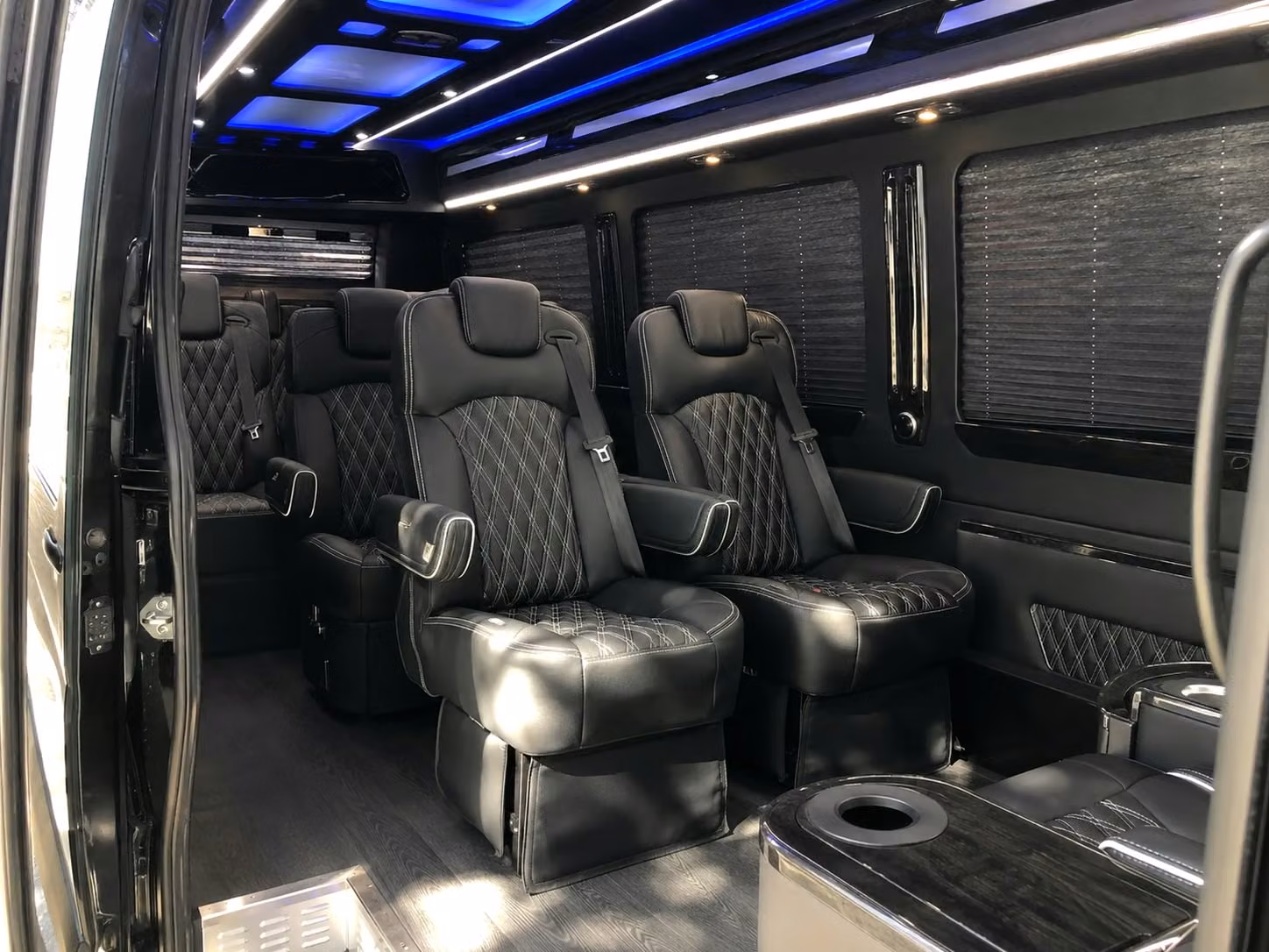 sprinter van with driver interior